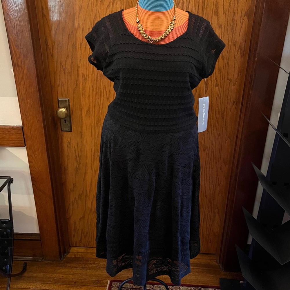 NY Collection Black Dress - Casual Wear